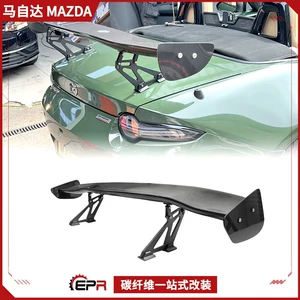 Miata Mazda Mx5 Nd Karbon Fiber Dəyişikliyi RC Sabit Qanad Plus Arxa Spoiler GT Arxa Qanad