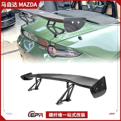 Suitable for Miata Mazda Mx5 Nd Carbon Fiber Modification Rc Fixed Wing Plus Rear Spoiler Gt Rear Wing