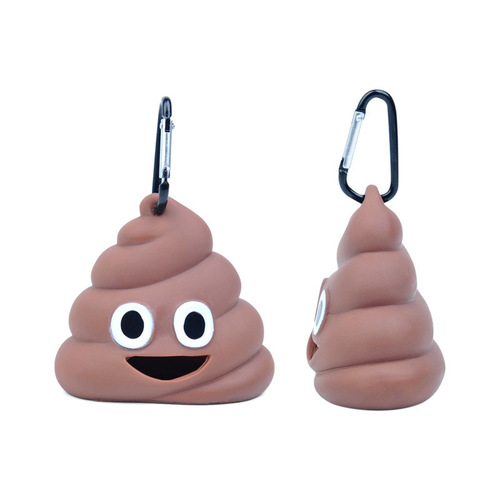 Pet garbage bag dispenser for cats and dogs, portable garbage bag for dogs when going out, poop bag storage box, factory direct sales