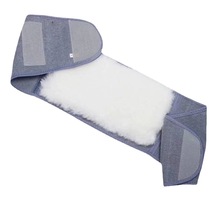 厂家批发新款皮毛一体保暖护腰魔术贴松紧带羊毛保暖护腰