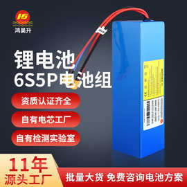 6S5P电池组 18650锂电池组 24V冰箱除味器储能电池16Ah锂电池