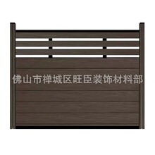木塑立柱庭院塑木围栏配套立柱开槽航空铝材大量现货铝合金铝围栏