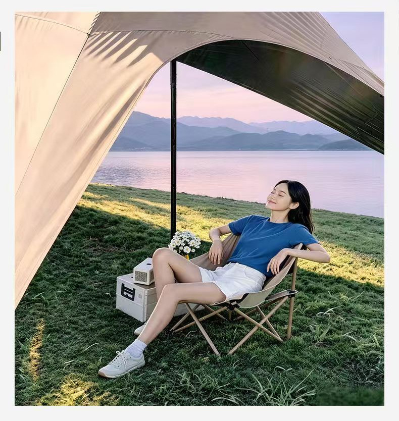 Thickened vinyl portable canopy, outdoor camping sunshade umbrella, popular camping tent