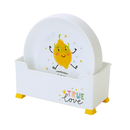 New product creative plastic printing Nordic spit bone dish home table snacks snacks snacks dried fruit plate fruit plate
