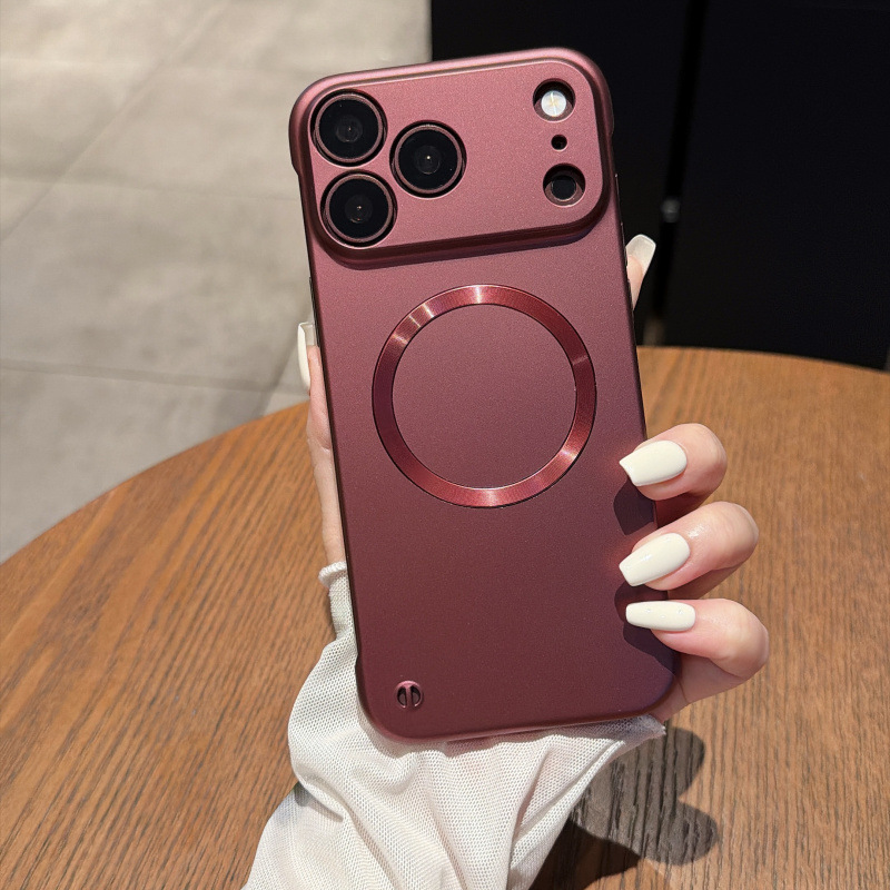适用苹果18Pro手机壳iPhone17Promax高级感磁吸无边框车载保护16 - 1