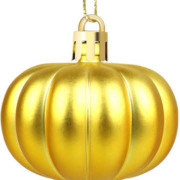 Transfronterizo Halloween Ghost Day calabaza colgante bola de Navidad colgante impresa pintada bola mate 12