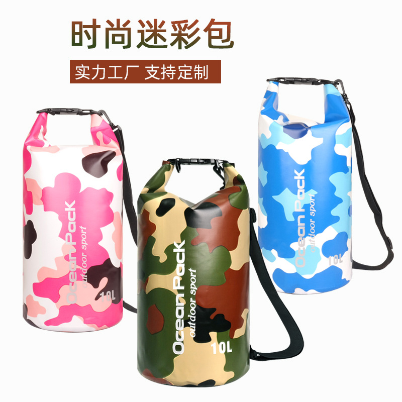 Outdoor Waterproof Bag Rafting Snorkeling Backpack Large Capacity Swimming Travel Storage Bucket Bag Beach Backpack Water Bag