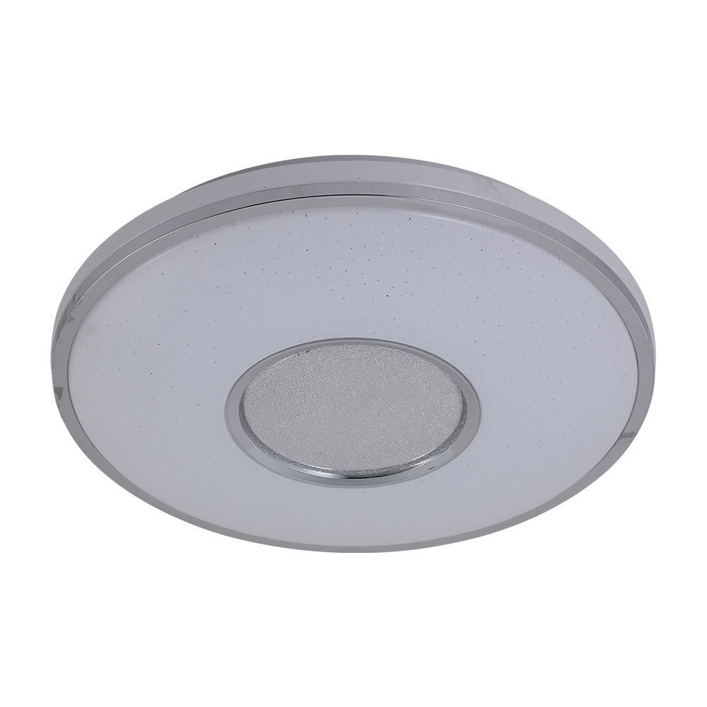 現(xiàn)代簡約LED吸頂燈智能遙控家用圓形撒沙三色變光RGB臥室燈客廳燈