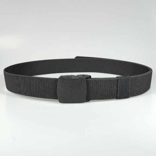 Wholesale 38MM plastic buckle elastic belt for men outdoor metal-free stepless adjustment casual elastic belt