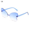 Trend children's fashionable sunglasses suitable for men and women, 2023 collection, gradient