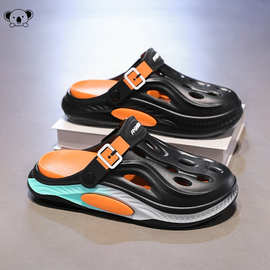 H 10670 Summer Beach Sandals Chunky-Soled Two-Tone厚底凉鞋