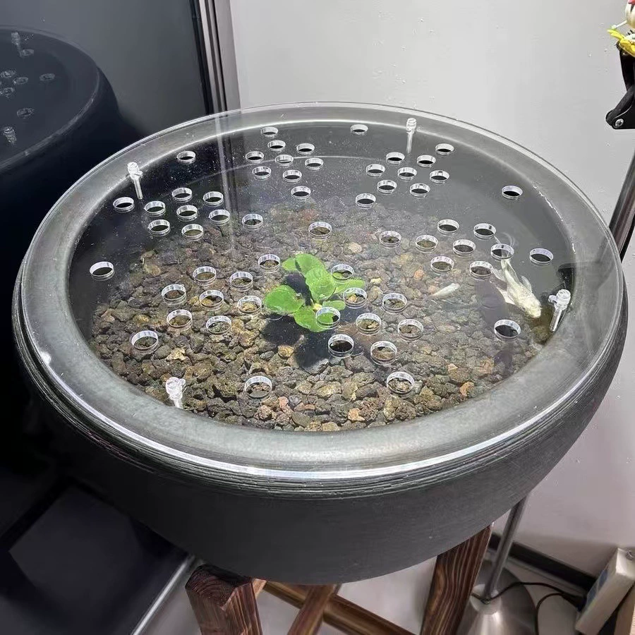 Круглая крышка аквариума Круглая аквариум прозрачная защита от кошек