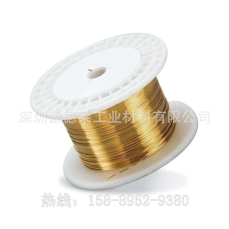 镀金铜线 黄铜丝/紫铜线镀银/镀金0.1~8mm镀金小铜条铜棒导电性高