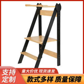 现货新款亚马逊跨境儿童脚踏凳洗手台阶梯凳可折叠蒙氏洗漱学习塔