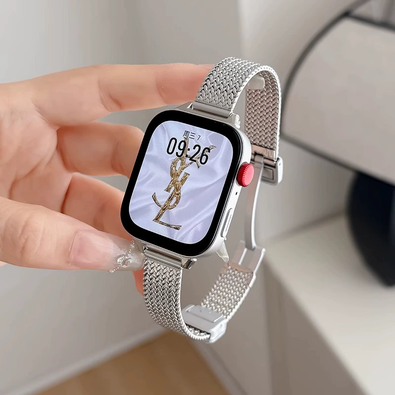 Подходит для Huawei fit3 пшеничный ухо нержавеющая сталь ремешок для часов Huawei FIT4/4pro металлическая магнитная пряжка женский ремешок