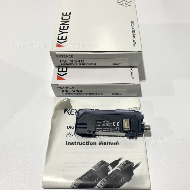 KEYENCE基恩士FS-V34C FS-V34光纤放大器 全新原装 现货实物拍摄