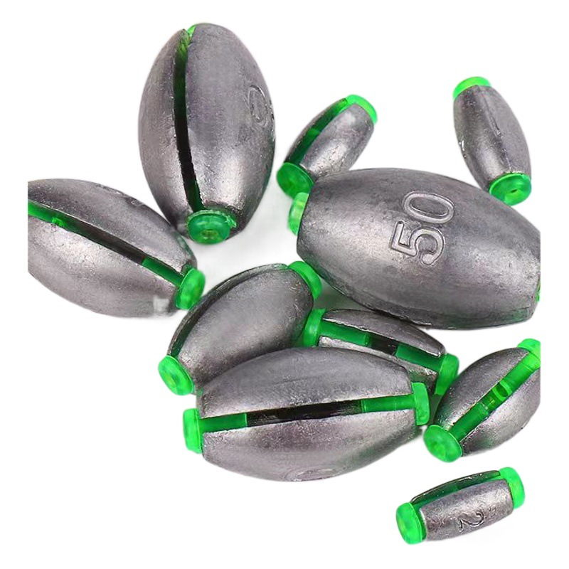 Open lead Japanese-style quick Open lead drop fishing raft fishing boat fishing sea fishing long shot running lead Tongxin lead drop full lead