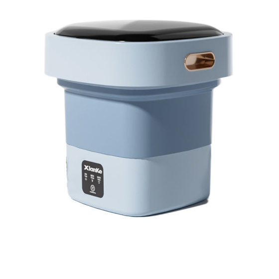 Folding Mini Washing Machine Small Washing Socks Underwear Panties Household Washing One-piece Socks Washing Machine Household Orange Degree