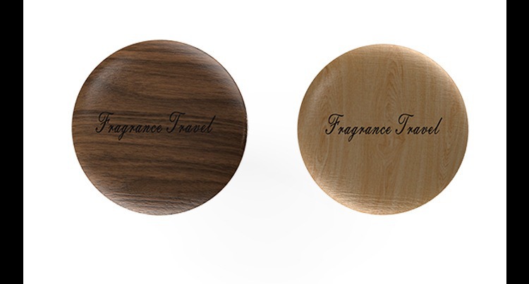 Solid Wood Car-Mounted Solid Aromatherapy Creative Mushroom-Shaped New Air Vent Perfume with a High-End Feel Car Interior Decoration