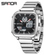 Steel strip silver black