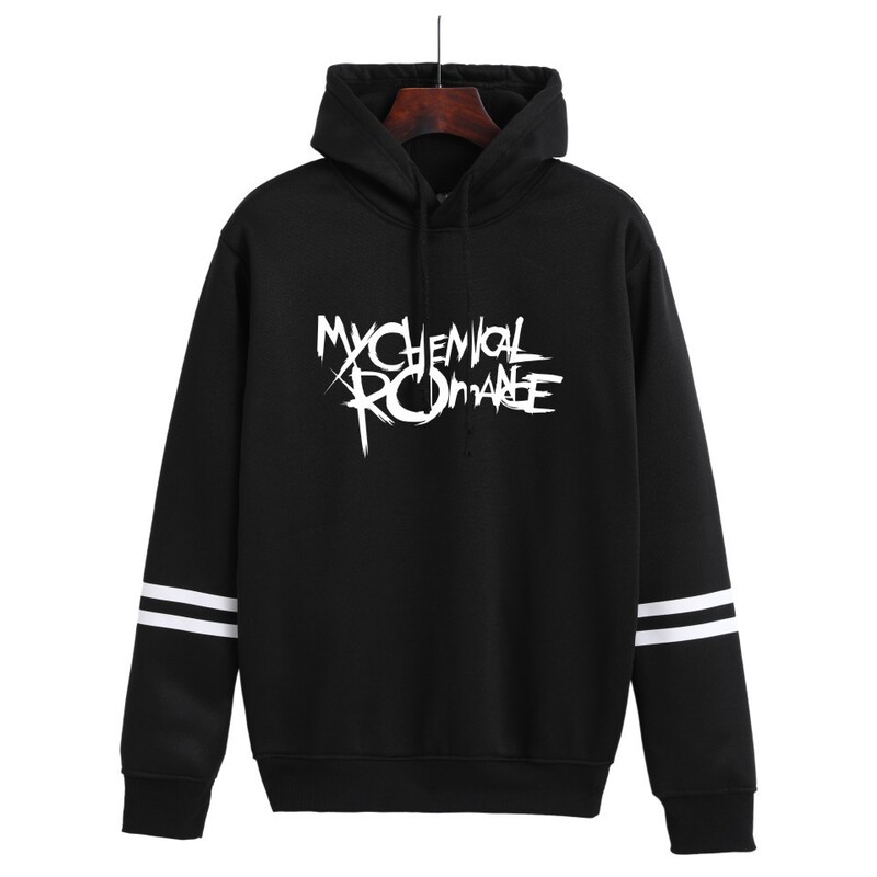 Europe and the United States my chemical romantic MyChemical Romance hooded long sleeve sweater autumn and winter plus velvet men and women