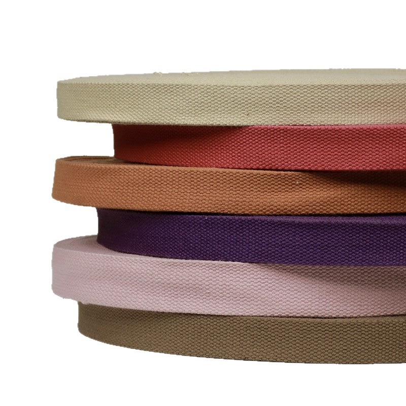 Transfronterizo 2 - 5cm de cinta de algodón grueso de color cortado en rollos de bolsas accesorios poliéster algodón cuentas de cinta