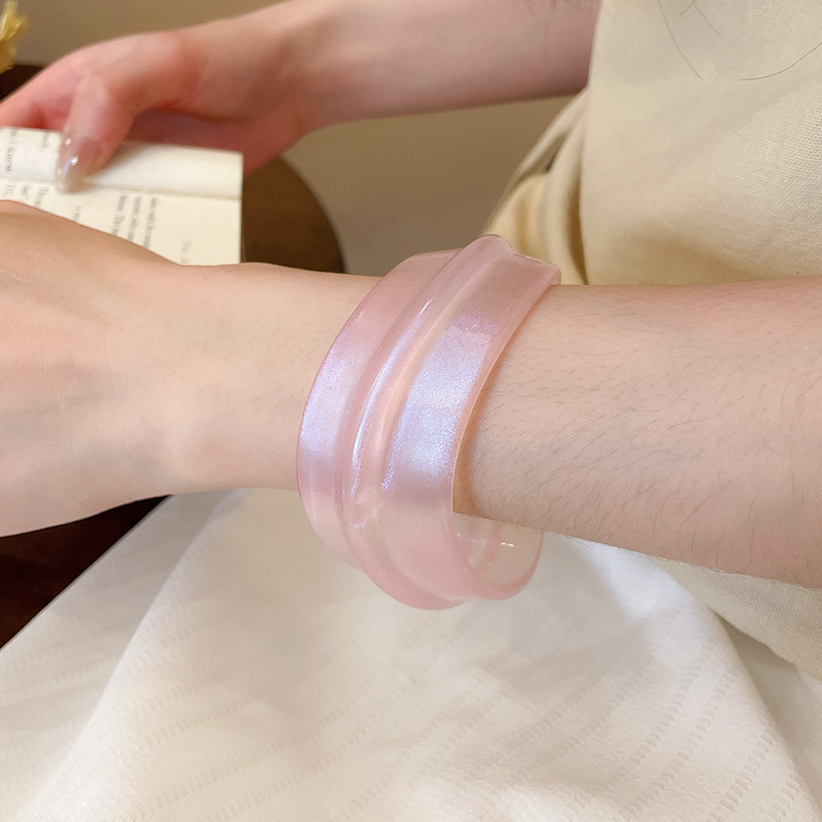 Pulsera Abierta Geométrica Irregular, Estilo 2026, Simple y Versátil, Joyería de Alta Gama