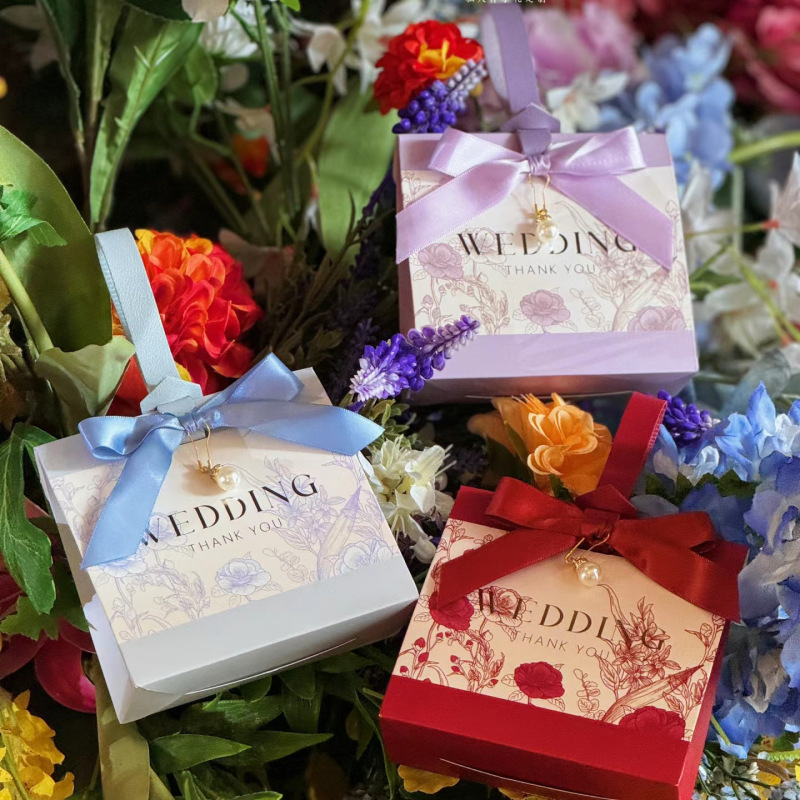 喜糖箱2024新型大衆高級感結婚キャンディー喜糖箱包装紙箱結婚式テーブル糖箱|undefined