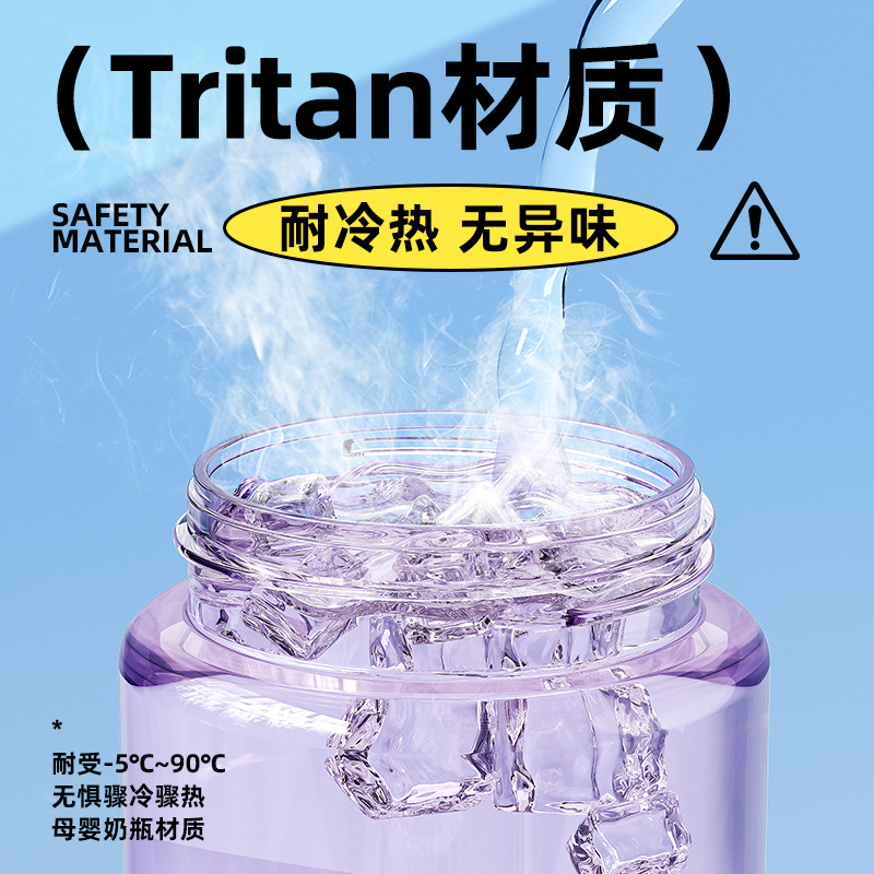 JEKOコップ女子学生高颜値ins風耐高温ストロー2025夏食品級tritanプラスチックカップ|undefined