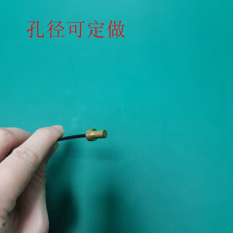 厂家供应塑料光纤传感器连接器黄铜中间端子可制作1mm