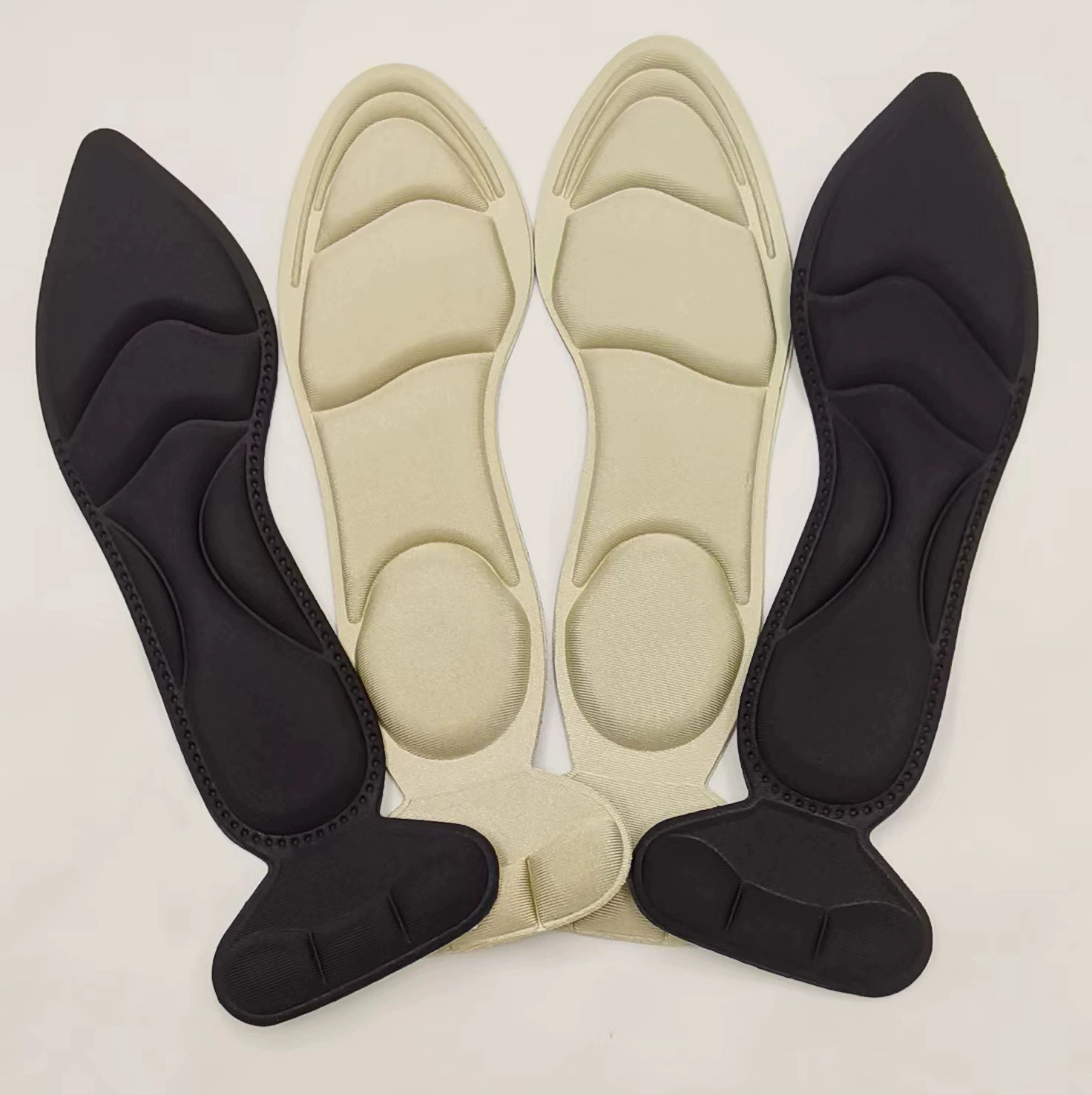 Наклейки на пятку Стелька 7D 2 в 1 Стелька на высоком каблуке Женская противоболезненная дышащая дезодорант-стелька с впитывающим пот дезодорантом, амортизация, нескользящая