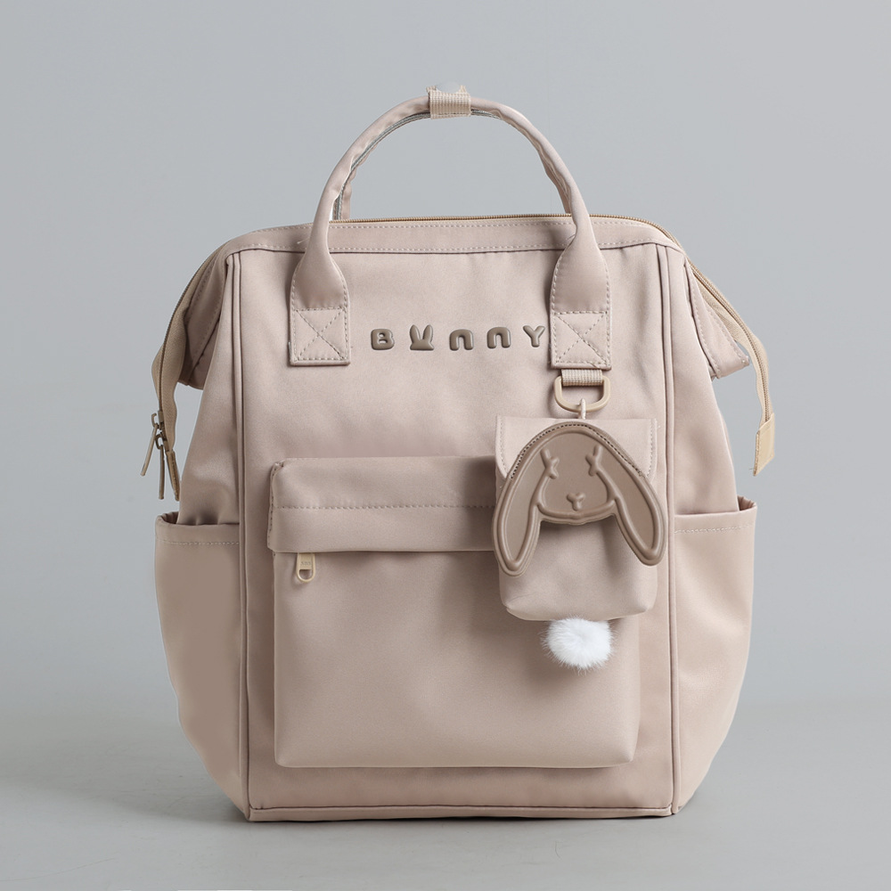 High-End Multifunctional Girl College Student Junior High School Bag Mommy Bag Large Capacity Outing Backpack Mother and Baby