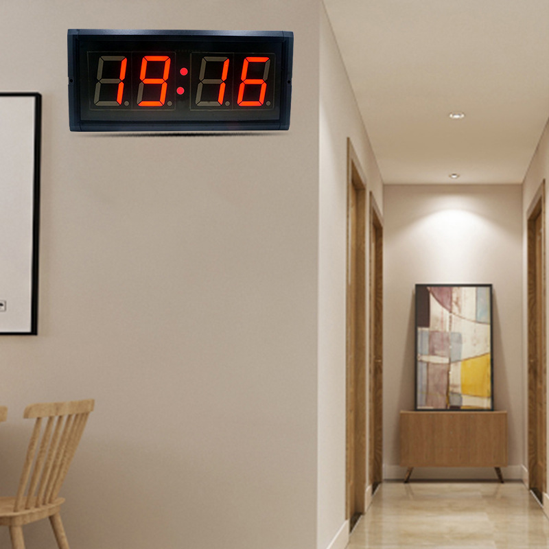 LED时钟HIT4-3R(88:88)室内学生静音计时器