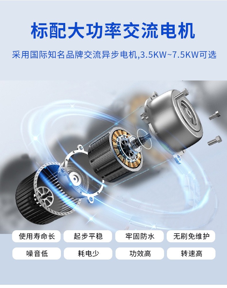 Factory direct sales patrol vehicle for property security inspection, electric patrol vehicle with bucket for campus, scenic areas, and factory areas