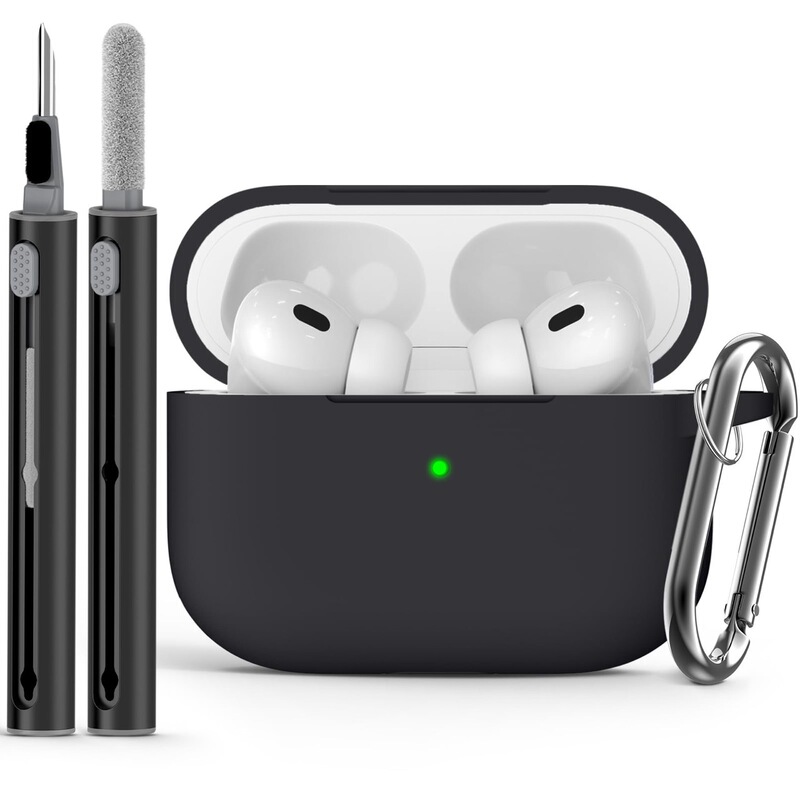 Popular Model Suitable for AirPods Pro 3 Protective Case with Apple Integrated Carabiner and Matching Color Cleaning Pen Case Popular Model Suitable for AirPods Pro 3 Protective Case with Apple Integrated Carabiner and Matching Color Cleaning Pen Case