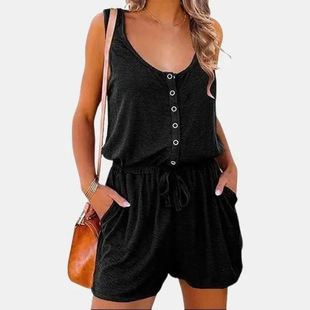 F 21148 Waist Wide Leg Jumpsuit ������ȟo���B�wѝ�羳��