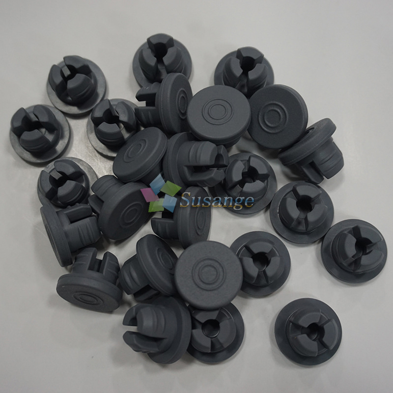 现货20mm口径玻璃瓶 冻干粉瓶西林瓶三叉胶塞 安瓶20内塞丁基胶塞