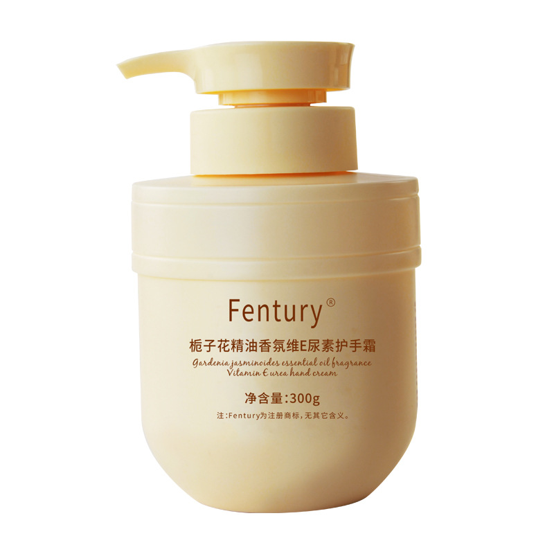 Fentury Gardenia aceite esencial fragancia vitamina E urea crema de manos hidratante anti-agrietamiento reducir mano patrón mano cuidado fabricante