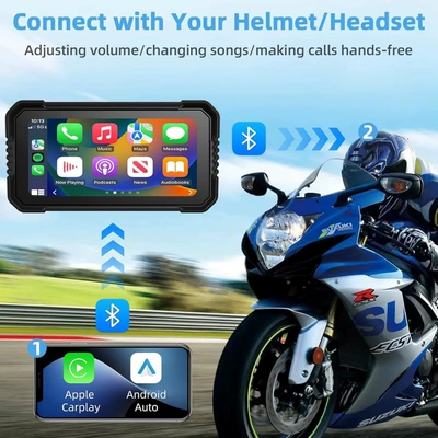 Bluetooth Gps Wired Control – Motorcycle driving recorder