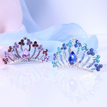 新款公主皇冠礼物搭配童装发梳批发 新娘花童表演王冠小皇冠头饰