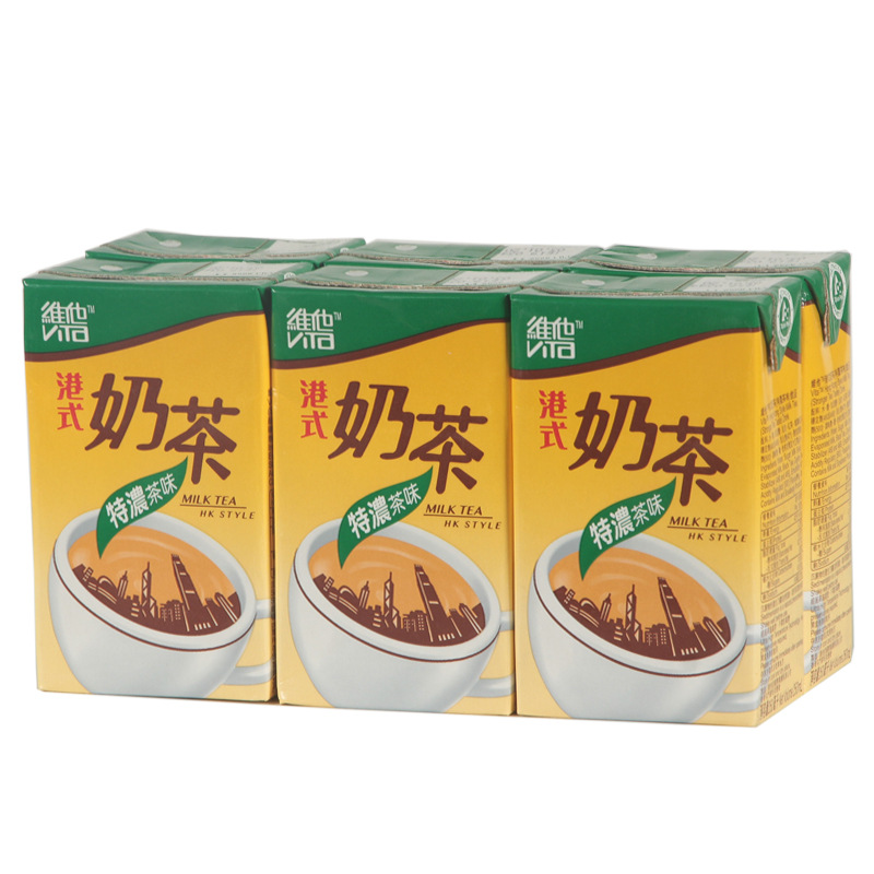 Hong Kong/Vita Hong Kong milk tea 250ml * 6 boxed [strong tea flavor]]