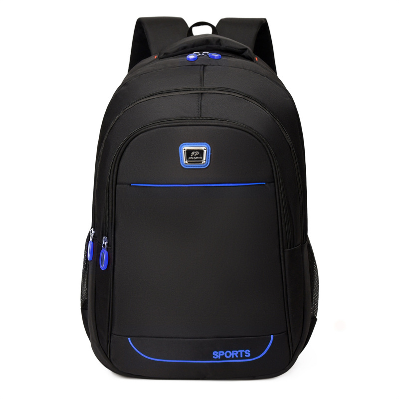 Mochila simple para computadora portátil para hombres de nuevo estilo, tendencia de moda, mochila de negocios multifuncional de gran capacidad al por mayor