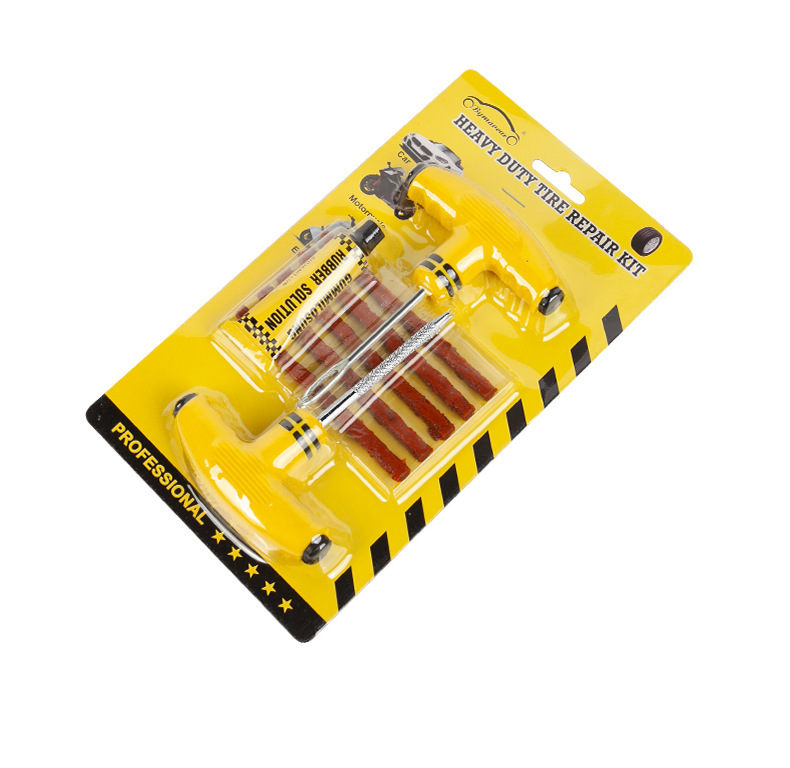Car Tire Repair Tool Kit Tubeless Puncture Emergency Repair