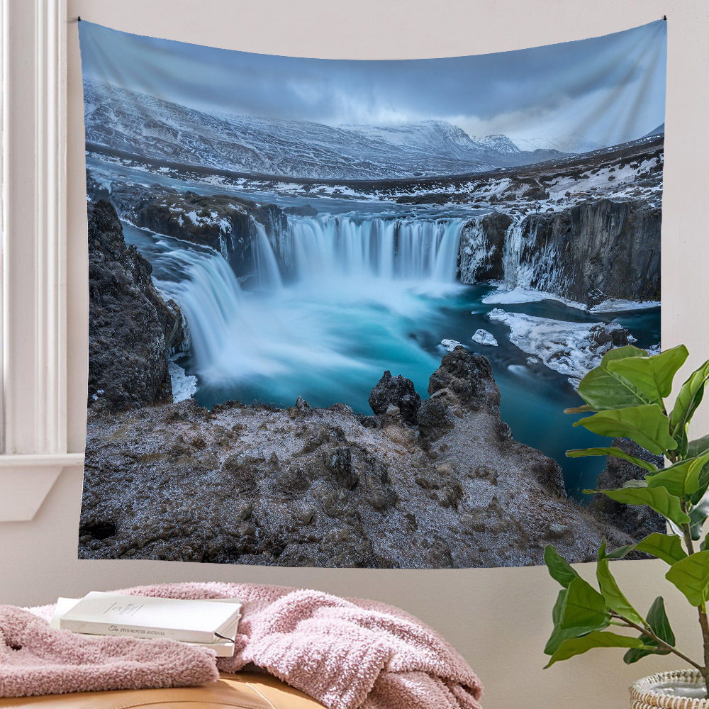 Retro Vacation Landscape Polyester Fiber (polyester) Tapestry Artificial Decorations display picture 2