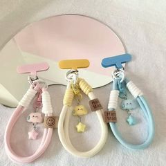 メーカー卸売インサイレントクラウドハンギングチェーンスター携帯電話ストラップリストバンドショートかわいいペンダントキーホルダー