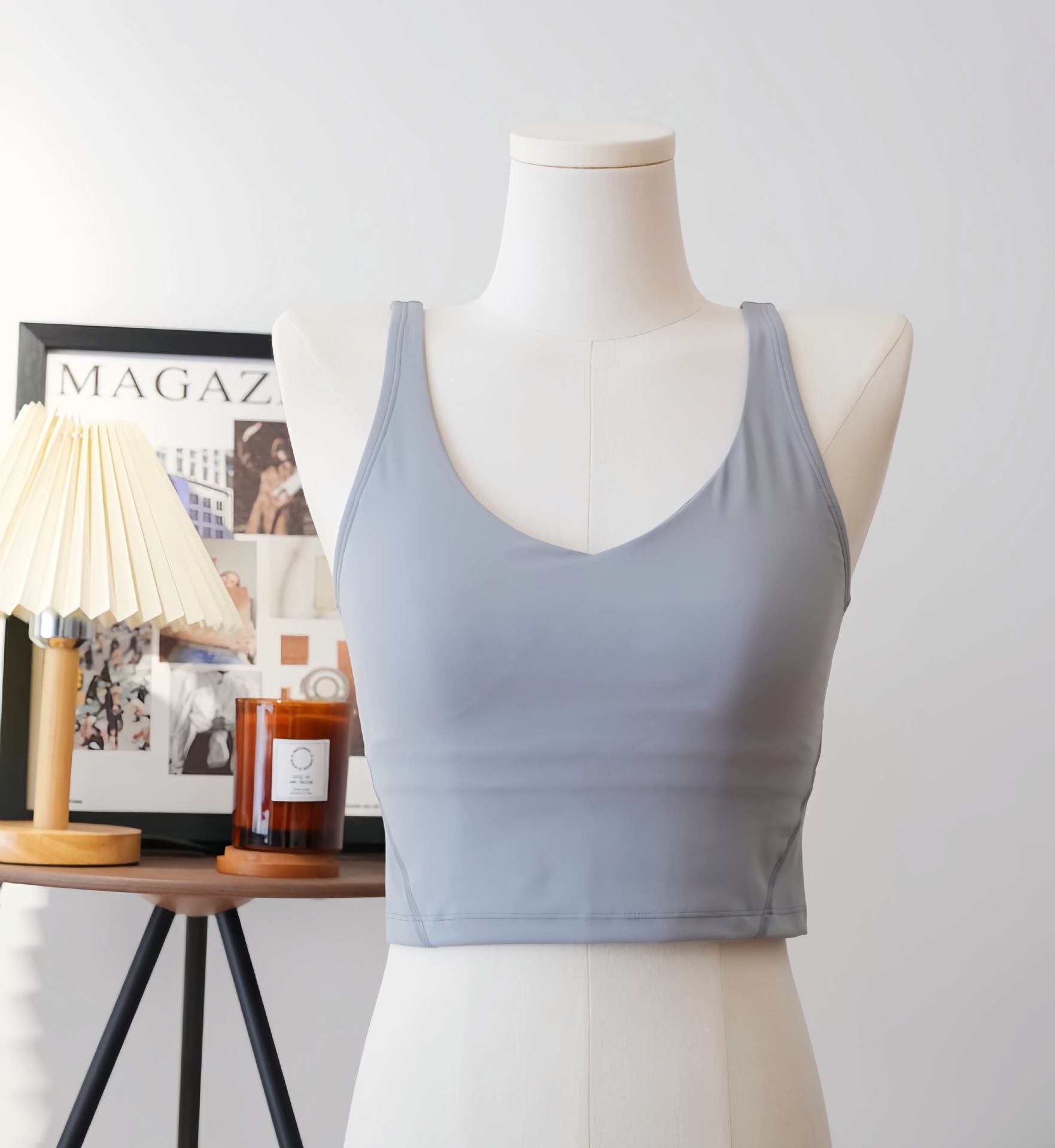 Lulu Alignヨガ服女性スポーツ下着美背ランニング上着薄手フィットネスブラジャーフィットネスベスト