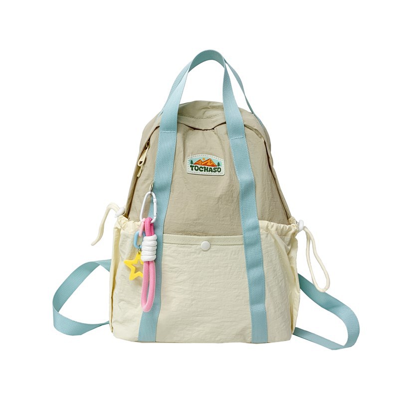 Mochila de color de contraste de moda para niños y niñas, mochila escolar de escuela primaria de gran capacidad, mochila de viaje para niños ligera y casual