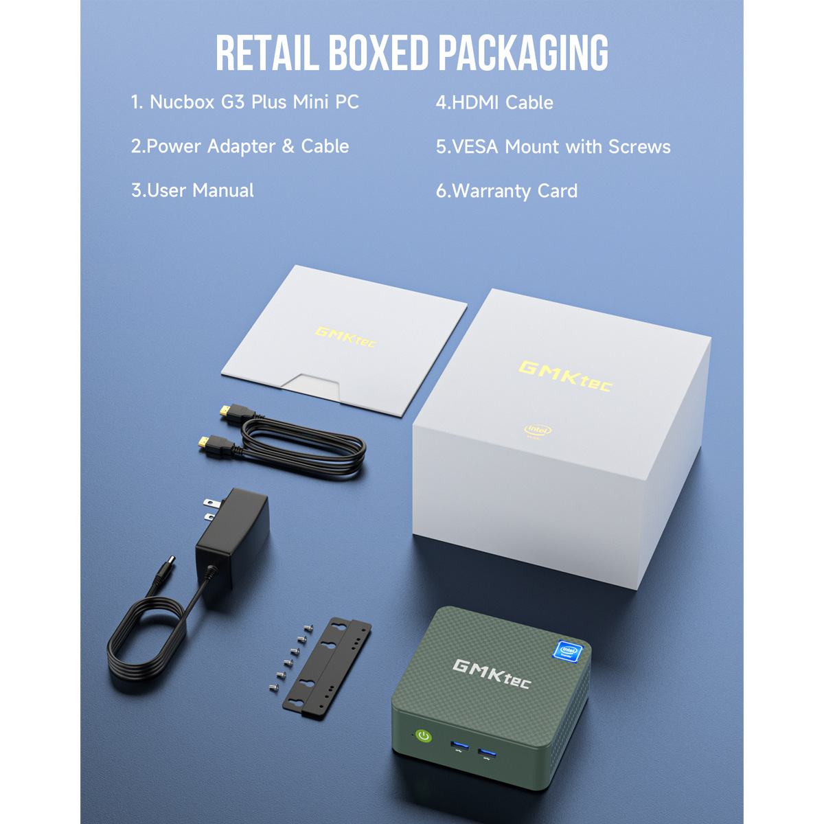 GMK G3 N100/N150 Plus Mini computadora consola de oficina juegos de oficina micro computadora de oficina miniPC