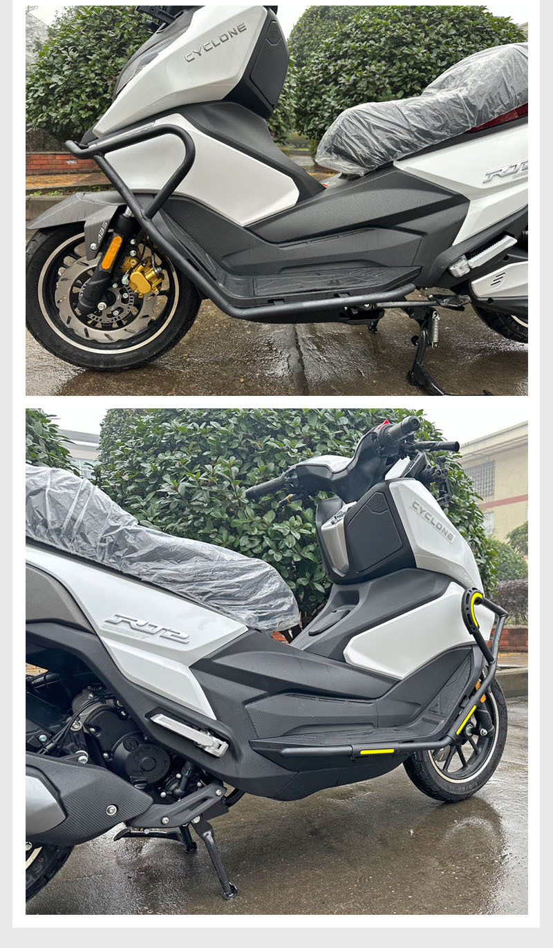 Applicable to Zongshen saikelon RT2 front and rear bumper drop-resistant bumper bumper scooter bumper tail frame modification parts