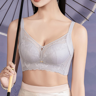 2025 new brand underwear without steel ring small chest gathered not empty cup thickened large accessory breast bra suit